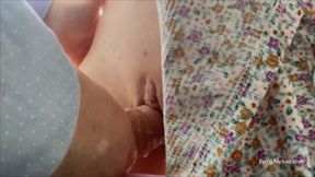 Omg! Hot Rubbing Petite Pussy Under Skirt on the Bus.
