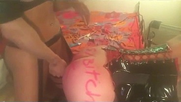 sissification corset fagget anal rough fucked