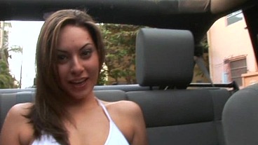 Latina Babe Taj Mendez Gets Banged in Backseat of Jeep
