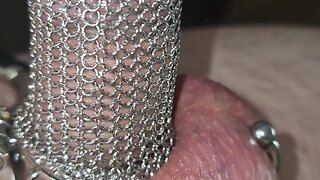 Exploring a chainmail penis chastity cage: masturbation and ejaculation allowed?