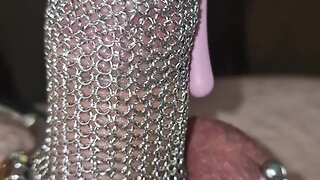 Exploring a chainmail penis chastity cage: masturbation and ejaculation allowed?