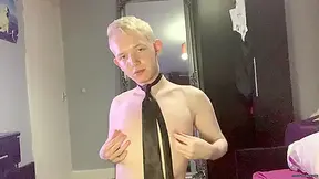 Shirt & Tie Boy Cums For You - Conor Rey