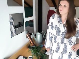 Stepmother can't Hide Her dong Throughout panties whilst Teaching Stepson