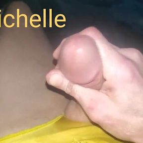 Cdmichelle Cuming Wearing Sexy Yellow Panties