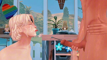 PERVERTED ALPHA ARRANGED HARD ANAL SEX WITH FEMBOY OMEGA AND CHECKED HIS DEEP THROAT (SIMS + ANIME HENTAI + SFM)