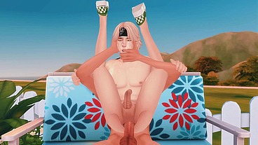 PERVERTED ALPHA ARRANGED HARD ANAL SEX WITH FEMBOY OMEGA AND CHECKED HIS DEEP THROAT (SIMS + ANIME HENTAI + SFM)