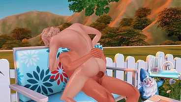 PERVERTED ALPHA ARRANGED HARD ANAL SEX WITH FEMBOY OMEGA AND CHECKED HIS DEEP THROAT (SIMS + ANIME HENTAI + SFM)