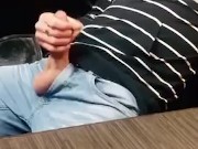 Risky public - dared to cum in restaurant on my sushi and eat it