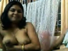 Desi couple giving a show on webcam