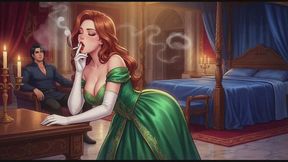 Smoking Fantasies #1B: Princess Smoke Enchantment Fantasy Roleplay (Animated)