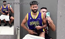 Professor Da academia teaches a horny student how to fuck like a pro after a wild treino