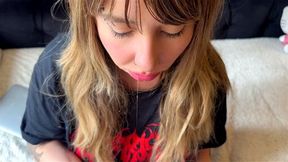 Stepfather Caught Me Watching Hentai And Punished Facial Cumshot