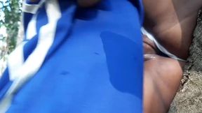 apos o fogo do pantanal entramos no mato pra ver e o pantaneiro acabou me comendo ali mesmo no meio dos carvao