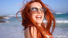 Fiery Redhead Hottie Deepthroats Thick Cock Then Rides Hardcore