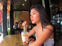 Amateur Asian teen beauty fucked after a coffee Tinder date