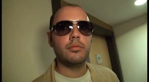 Blindfolded and attached in an hotel room