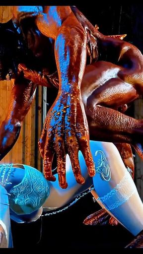 Big Cock Virtual Queen of Bigboob Fantasy - 3D Animation Hentai