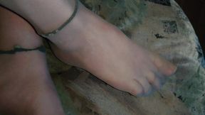 My Feet in Pantyhose