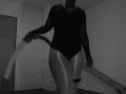 Pantyhose hoop dancing