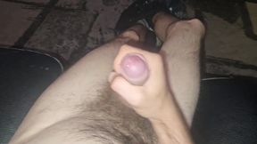 Playing with my big hard dick
