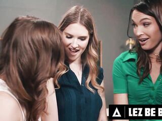Teachers Have Coarse Lesbo Three-some