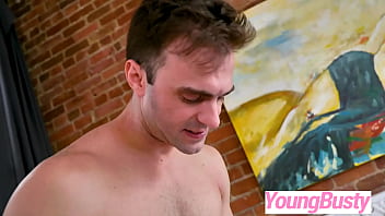 He Said that if I put on a Hokey Costume, he&rsquo_d Facefuck me at YoungBusty