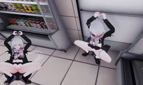 #3修正なし [Secret Exposure] Convenience store expos&eacute;! Live Video Part 3