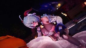 Genshin Impact -hot Spring Monster Fuck Horny Ganyu - 3D Hentai Animations