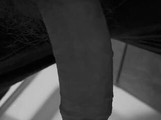 Taking a quick piss on the shower floor, with my semi hard cock