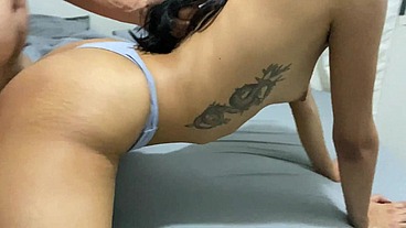 soy una puta!! me follo a mi amante en casa mientras mi marido está de viaje