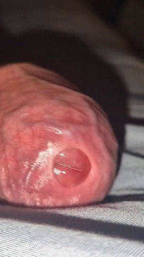 Alpha Uncut Cock Ring Stroking and Explosive Cumshot