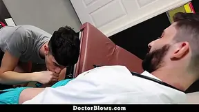 Twink Bends Over for Steamy Anal Exam — DoctorBlows 18+