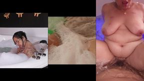 madura latina tetona culona en el jacuzzi meada y follada
