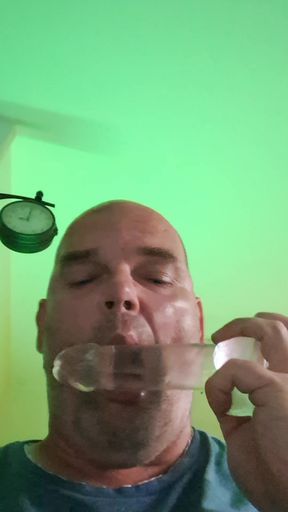 Sucking nicely like a slut and whore.