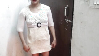 Hot girl takes intense anal pounding in the bathroom