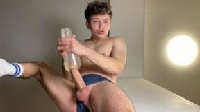 Big Dick Teen FUCKS DEEPLY HIS FLESHLIGHT "-" Pocket Pussy "-" Hot Boy