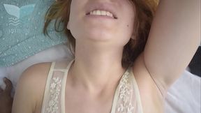 Petite blonde fucks with Brazilian Vitor with big BBC &mdash;  moans incredible when he says her name
