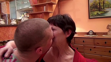 XdreamsTV - In My Home - Young Guy Fucked My Granny Cunt - Episode 2