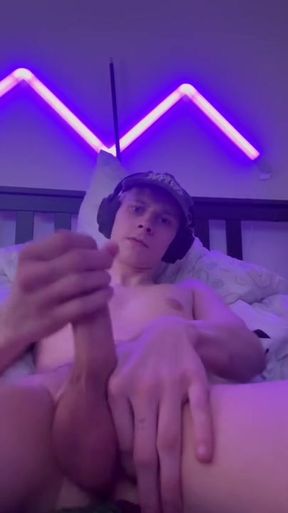 Young shy horny twink shows his hole