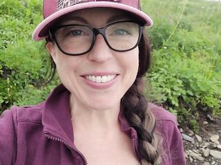 Nerdy Faery Golden Piddle And Winking Dark hole On The Path