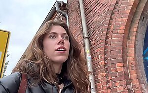 Teasing Little Brunette Stella Gray Takes You Along For Her Kinky Night In Berlin