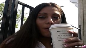 Skinny Girl Amina Sky Pickup for Casting Fuck in Vintage Porn