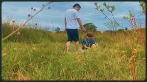 TWINK HAS AN ACCIDENT IN THE WOODS, A LUMBERJACK FINDS HIM AND ENDS UP FUCKING HIM