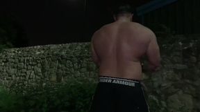 After Gym Flexing in the Carpark