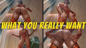 What You Really Want- Ebony Femdom Goddess Rosie Reed Homewrecker Tease Wife Humiliation Gooner- standard definition
