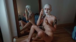 Frankie Catalyst Shaves Their Head, Face, and Eyebrows