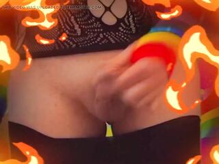 So Screwing Pathetic! Craziest Stroking My Flaccid Worthless Clitty! My Flaccid Worm Lastly Came!