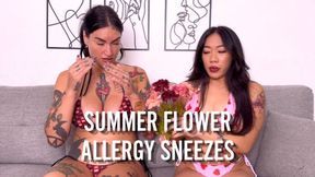 Summertime Flower Allergy Sneezes - Tatiana Vex & Kiara Star