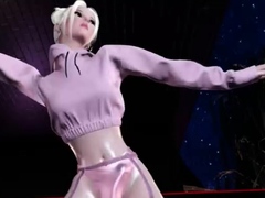 Young amateur teen in solo masturbation playing with herself