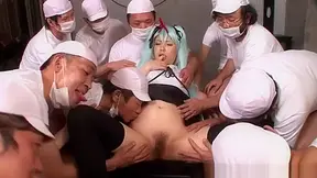 Nippon Darling Gangbanged In Cosplay Fantasy